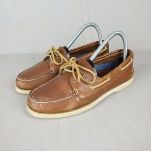 Sperry Top-Sider 9195025 Womens Loafers Size 7 M CH08 Leather Shoes Slip On